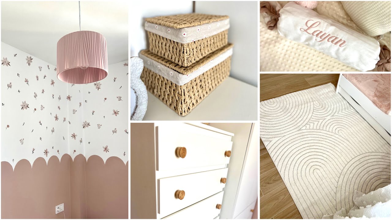 تغيرات وديكور 🌸بأشياء رخيصة € وبسيطة في غرفة بنتي🎀