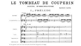 Maurice Ravel - Le tombeau de Couperin, original orchestration (1917/1919)
