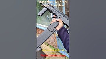 Tokyo Marui MP7 HPA tapped firing demo #airsoft #airsoftgun #youtubeshorts #youtubechannel