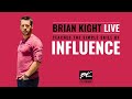 Brian kight teaches live  the simple skill of influence