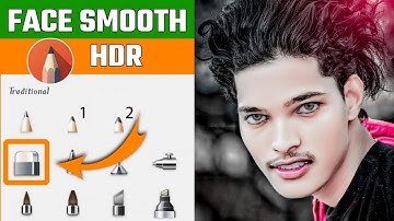 Autodesk Sketchbook Face Smooth Photo Editing Full Tutorial Instagram Viral Face Smooth Editing