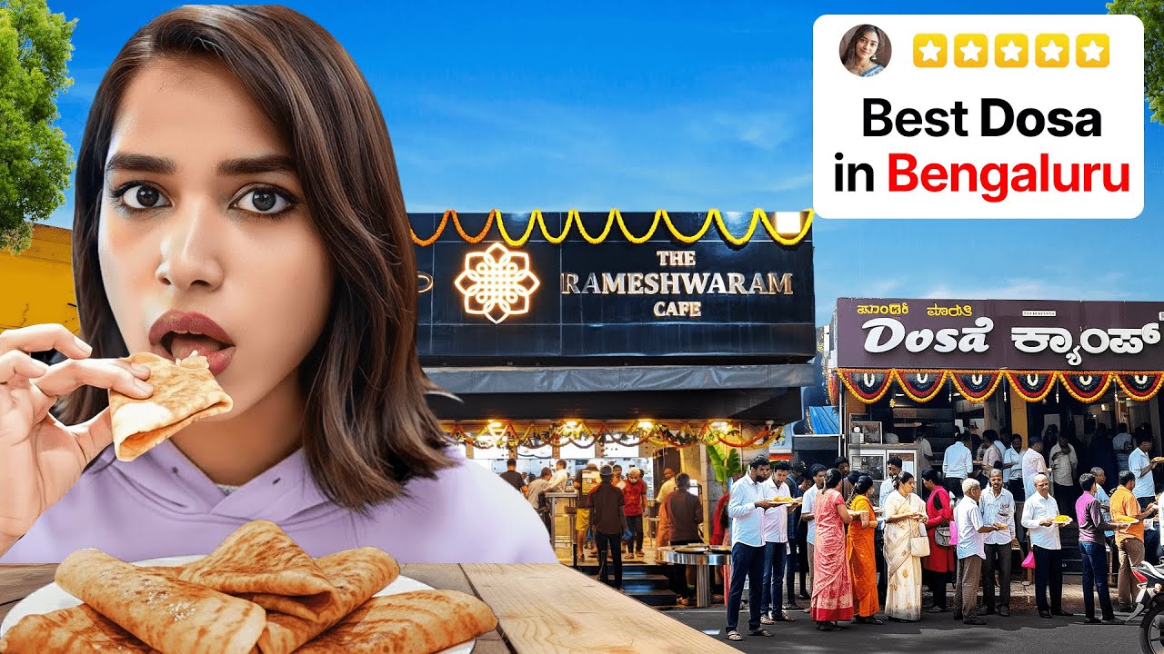 I TESTED Best DOSA in Bengaluru 😋| ಯಾರ Dosa ಚನ್ನಾಗಿತ್ತು ಗೊತ್ತಾ? Real Review 🔥
