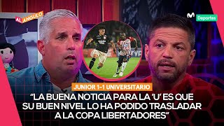 JUNIOR 1-1 UNIVERSITARIO: empate en BARRANQUILLA e invicto en la COPA LIBERTADORES | AL ÁNGULO ⚽🥅