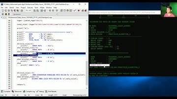 UAS Praktikum Algoritma Pemrograman II-- Menentukan nilai Mahasiswa