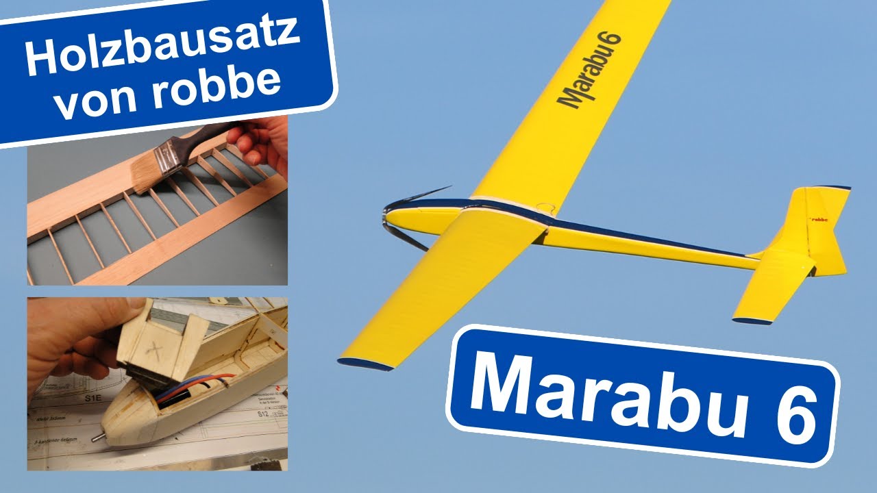 Marabu 6 – Elektrosegler aus Holzbausatz von robbe – Test in FlugModell 6/25 von Lutz Näkel