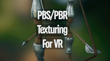 HOW TO: Physically Based Rendering (PBR) Texture in Substance Painter! BOW & ARROW TIME!