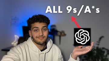 How to Get All 9s/A*s Using ChatGPT (GCSEs & A-Level)