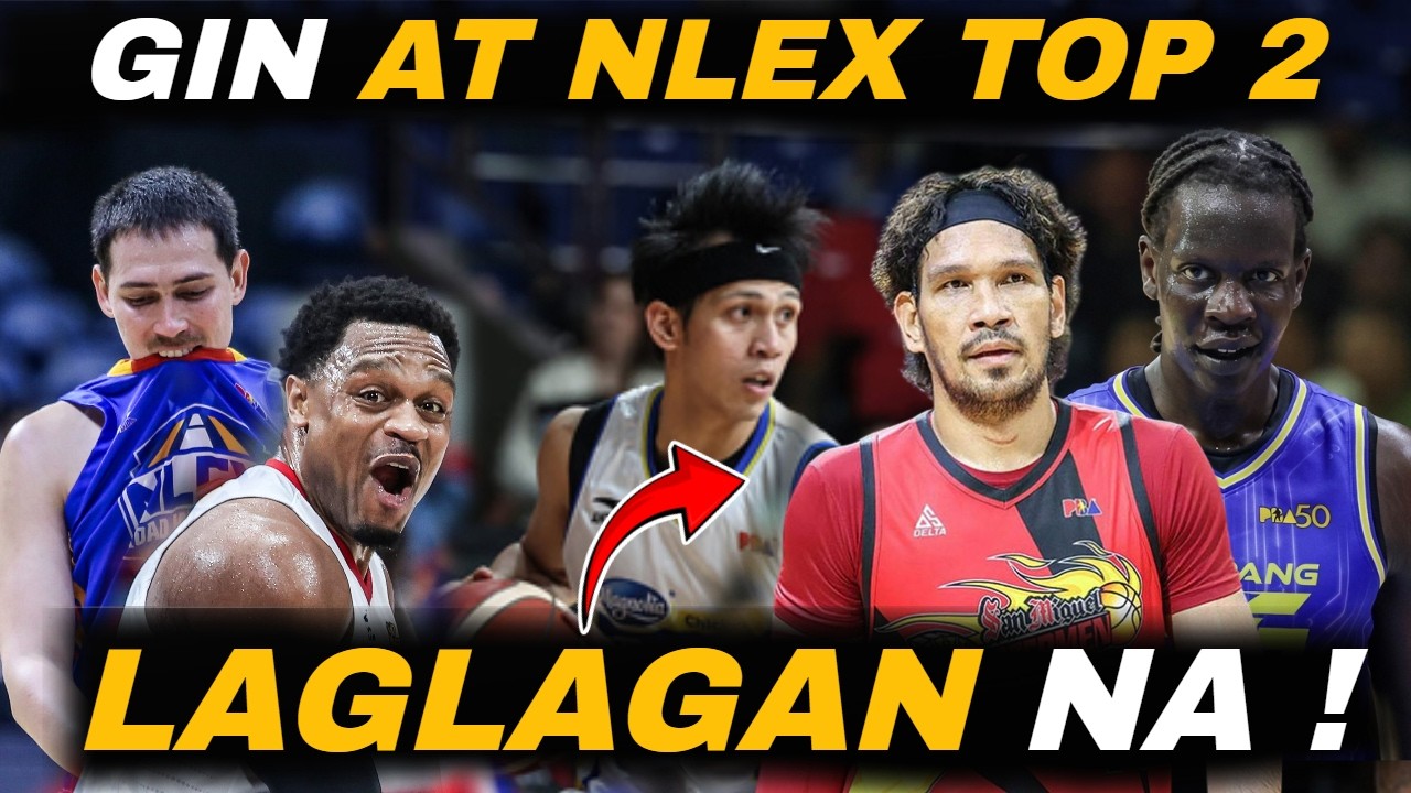 GINEBRA at NLEX TWICE TO BEAT ! TNT , SMB at MAGNOLIA AGAWAN sa PWESTO !