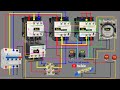 Automatic star delta starter wiring and working  in tamil     tech for all needs