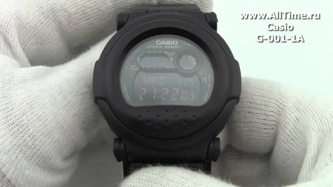 Обзор. Мужские японские наручные часы Casio G-SHOCK G-001-1A