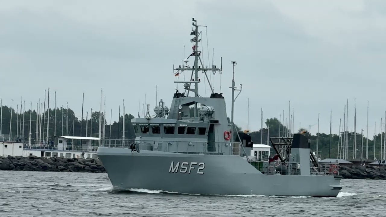 Baltops 2025: датский военно-морской корабль MSF 2 листья Rostock P...