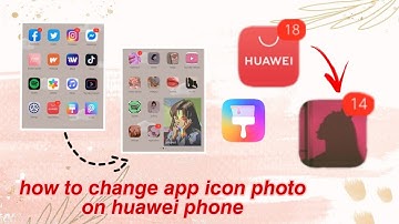 ✨ How to change app icon photo on Huawei/Android Phone—aesthetic ✨