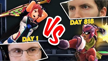 Day 1 Pyra/Mythra vs Day 818 Falcon!!
