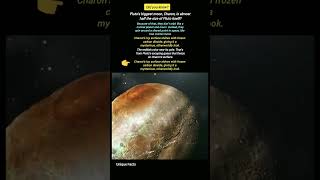 Charon The Frozen World Orbiting Beside Pluto.