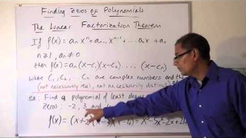 Linear Factorization Theorem
