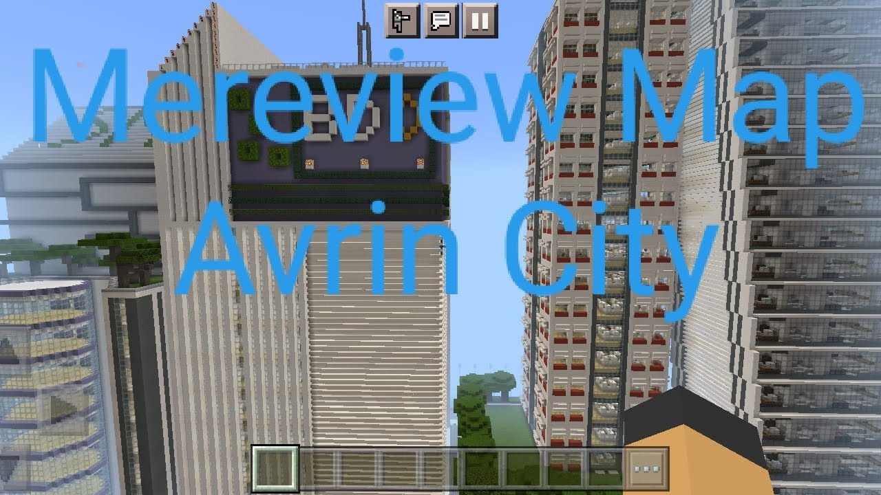 kita mereview Map Avrin City di Minecraft - YouTube
