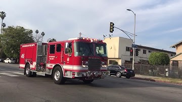 Lafd engine 46 responding code 3