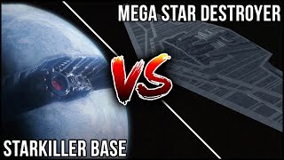 STARKILLER BASE vs MEGA STAR DESTROYER in Empire at War!