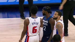 Patrick Beverley telling Diallo "too small" and almost started a fight 😳