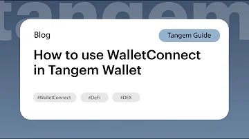 How To Use WalletConnect In Tangem Wallet