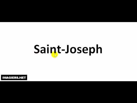 Wie Man Französisch Ausspricht # Saint Joseph