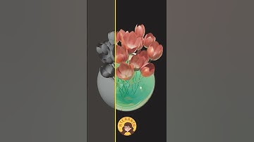 Painterly Flowerpot in Blender #blendernpr #blender3d #b3d #3dcg #npr