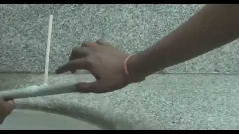 Frugal Lab PITOT TUBE USING PIPE AND STRAWS