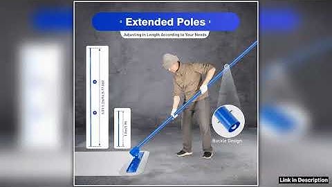 52M Concrete Tool Trowel Cement Finishing Tool W Round End Surface Smoothing Tool Float Handle Upgr