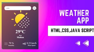 Building a Dynamic Weather App with JavaScript |Step-by-Step Tutorial@LikeFikeAcademy786