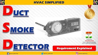 HVAC Training - DUCT SMOKE DETECTOR
