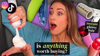 I Bought the 9 VIRAL PRODUCTS that TIK TOK &amp; INSTAGRAM MADE ME BUY