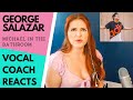 Vocal coach reacts to GEORGE SALAZAR singing "Michael in the Bathroom" from BE MORE CHILL