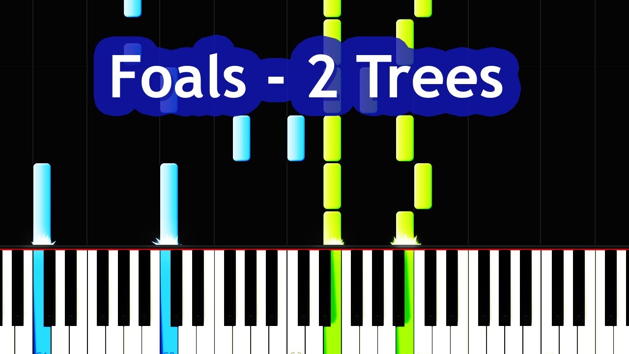 Foals - 2 Trees Piano Tutorial - YouTube