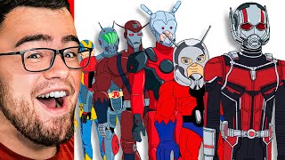 Reacting to the EVOLUTION Of ANTMAN!