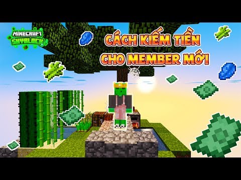 MẸO KIẾM TIỀN NHANH CHO NGƯỜI MỚI CHƠI MINECRAFT SKYBLOCK