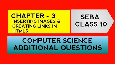 ADDITIONAL QUESTIONS | SEBA CLASS 10 | COMPUTER SCIENCE | CHAPTER - 3 | SEBA GUIDER SK