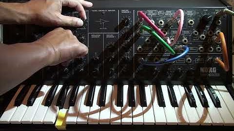 Korg MS-20 a simple techno loop 29 #korgms20
