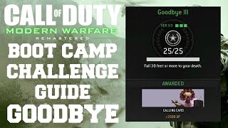 CoD Challenged: The Best Place to Fall to Your Death for the Goodbye Challenge (CoD:MWR)