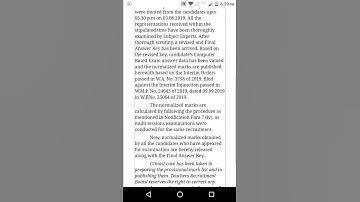 download the computer science result PG TRB computer science result FoR 2019