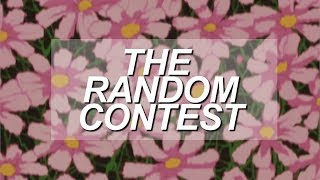 [promo] the random contest (2 HOURS LEFT)
