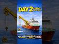 Day 2 of 28 🚢🔥Crane operation in real offshore life ⚓26 days to go… 💪