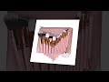 Makeup Brushes Set Pink Rose Golden Powder Foundation Eyes shadow