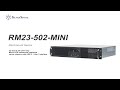 Silverstone rm23502mini 2u dual 525 drive bay microatx rackmount industrial server chassis