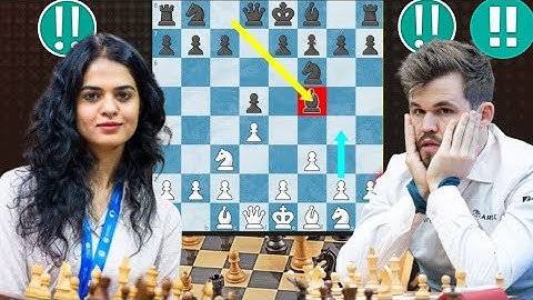 Mistake Chess Game : 67 | Magnus Carlsen vs Tania Sachdev #chessplayer