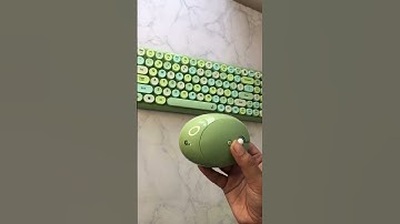Unboxing✨aesthetic keyboard💚 #shorts #youtubeshorts #asmr