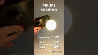 Philips A19 LED Bulb (PHILIPS-929002385504) #youtubeshorts #ledlights @Philips screenshot 5