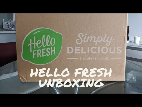 OUR FIRST HELLO FRESH UNBOXING AND MEALS: NEW ZEALAND EDITION
