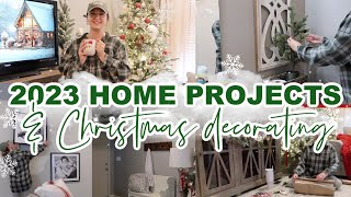 2023 HOME PROJECTS &amp; CHRISTMAS DECORATING | DECORATE WITH ME! | FUN GIFT IDEA! | Lauren Yarbrough