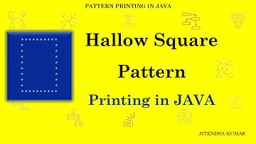 Hollow Square Pattern Printing using JAVA