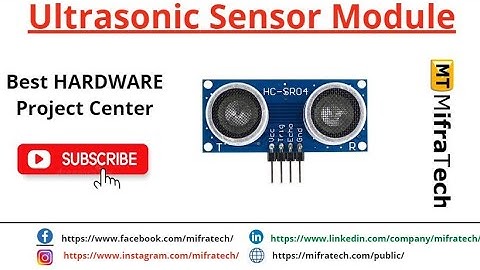 Ultrasonic Sensor Module - Mifratech#bestsensorprojects#bestarduinoprojects#bestroboticprojects